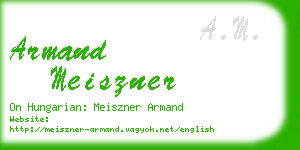 armand meiszner business card
